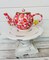 63202PK -H6xW10 Pink Foam Tea Pot Wreath Attachment